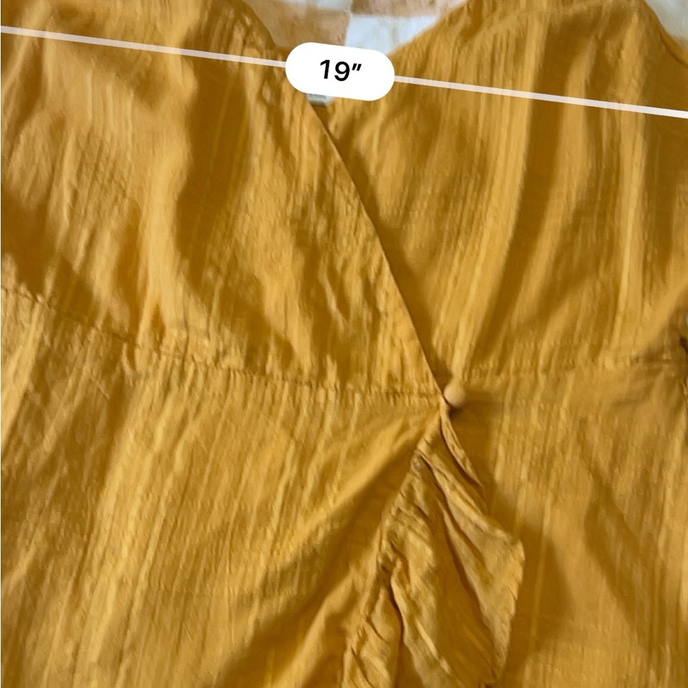 ASOS Ruffle Wrap Sundress 12 Orange - Picture 9 of 12